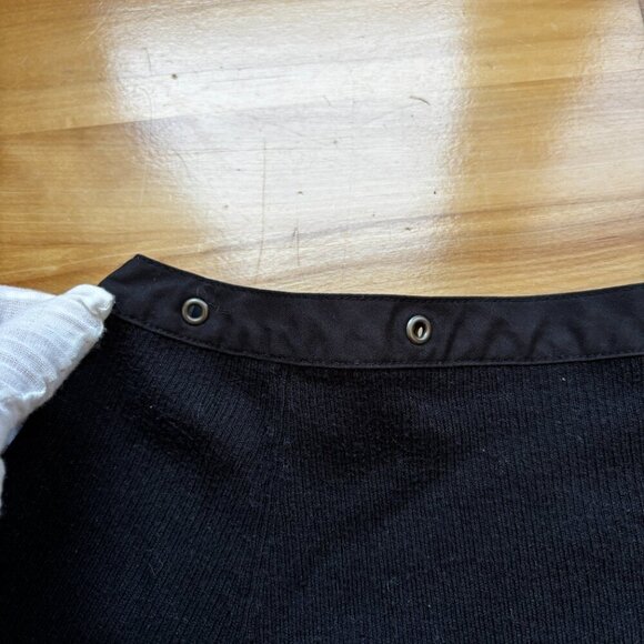 Burberry London Off-the-Shoulder Knit Sweater with Signature Check Trim - Size 1 - Picture 9 of 12